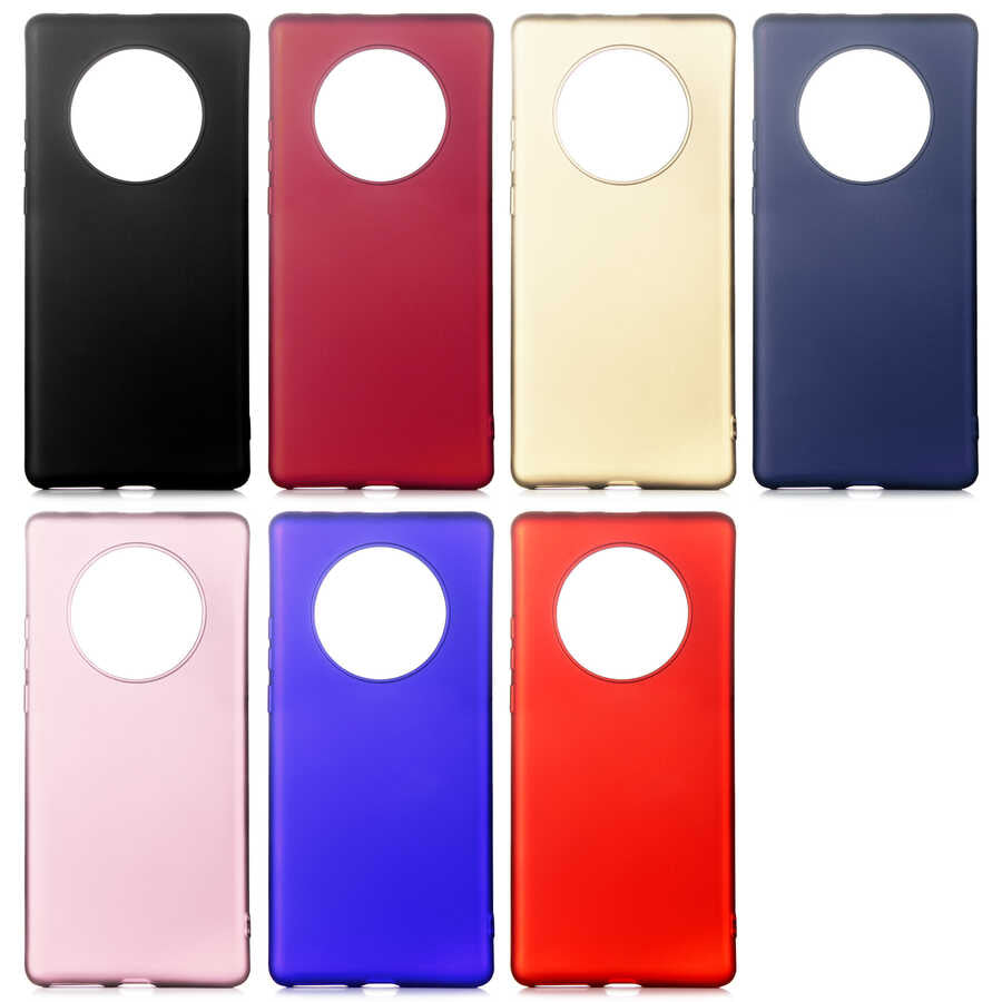 Huawei Mate 40 Pro Kılıf Zore Premier Silikon Kapak Rose Gold