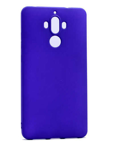Huawei Mate 9 Kılıf Zore Premier Silikon Kapak Mor