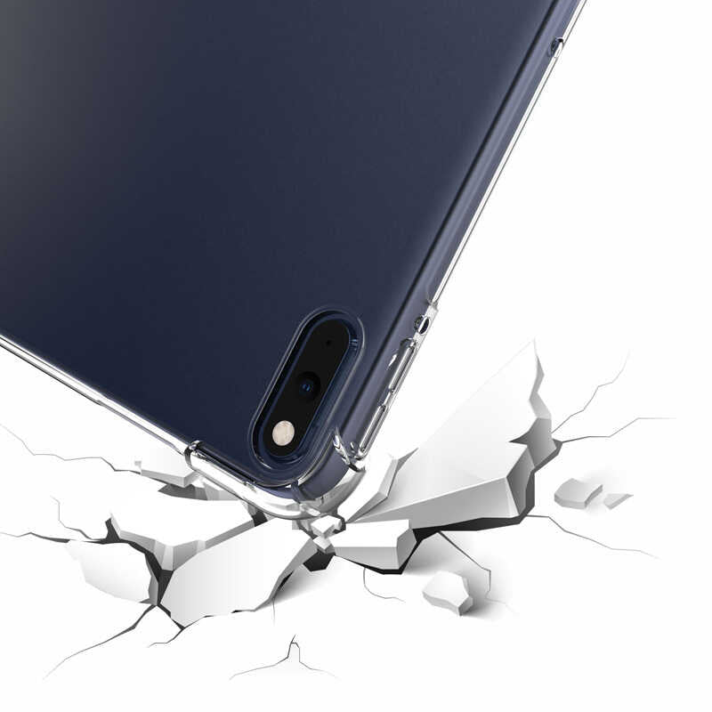Huawei MatePad 10.4 Kılıf Zore Tablet Nitro Anti Shock Silikon Kapak Renksiz