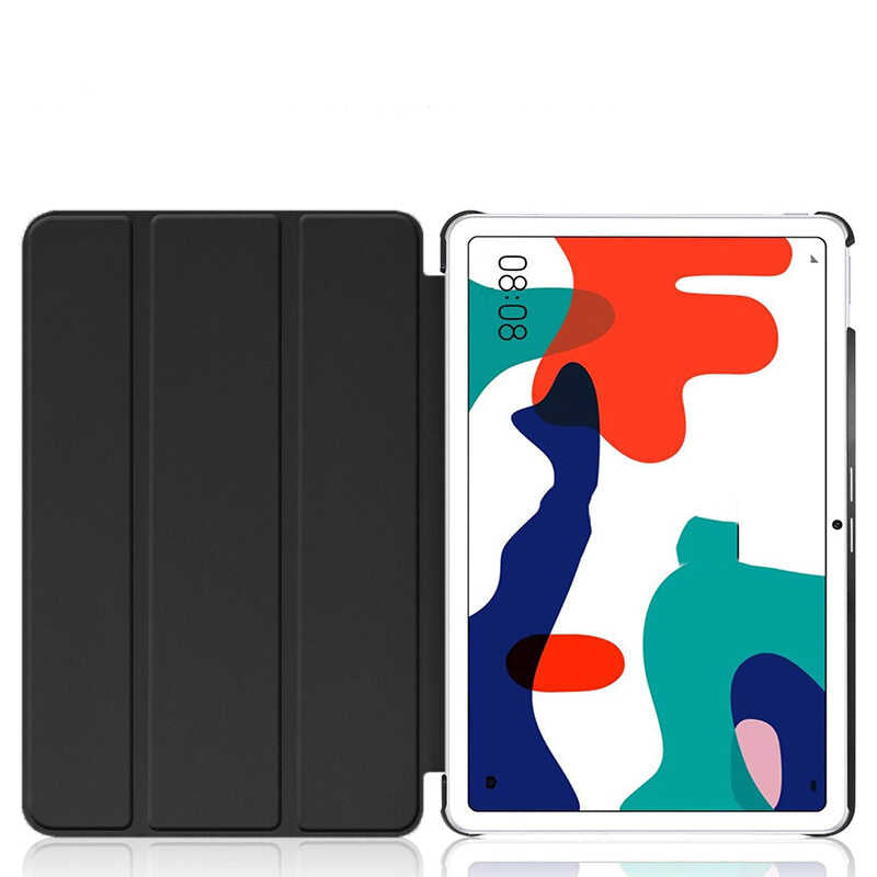 Huawei MatePad 10.4 Zore Smart Cover Standlı 1-1 Kılıf Mavi