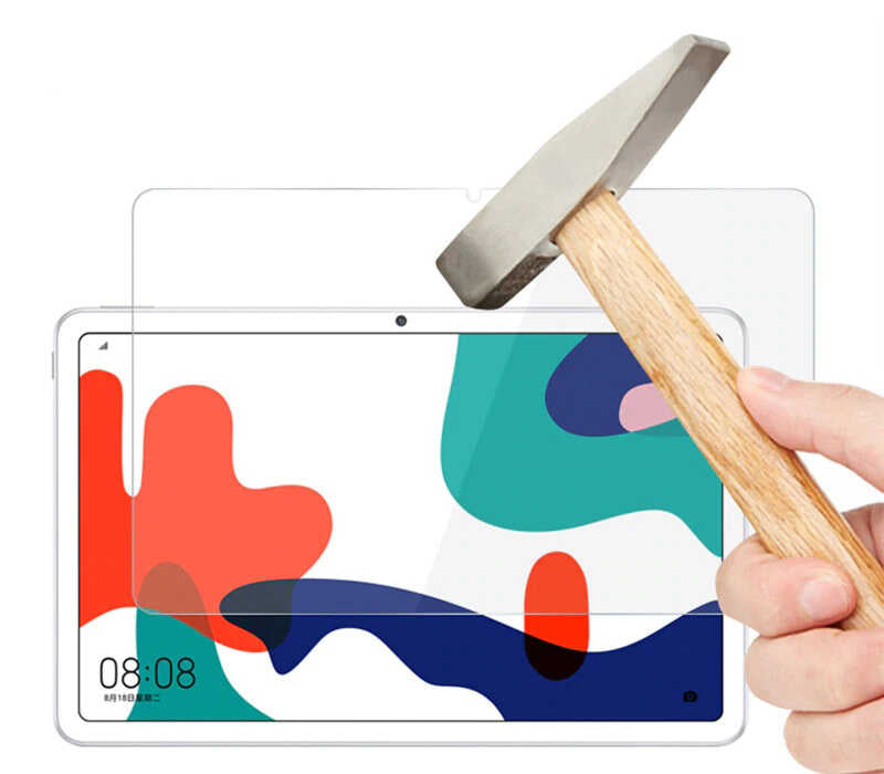 Huawei MatePad 10.4 Zore Tablet Temperli Cam Ekran Koruyucu Renksiz