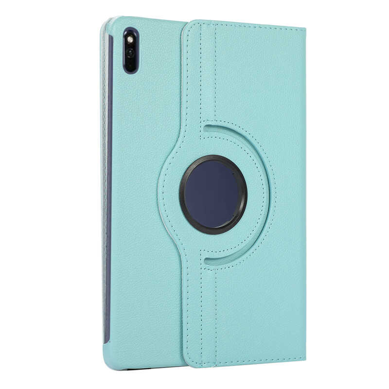 Huawei MatePad 11 (2021) Zore Dönebilen Standlı Kılıf Mavi