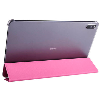 Huawei MatePad 11 (2021) Zore Smart Cover Standlı 1-1 Kılıf Pembe