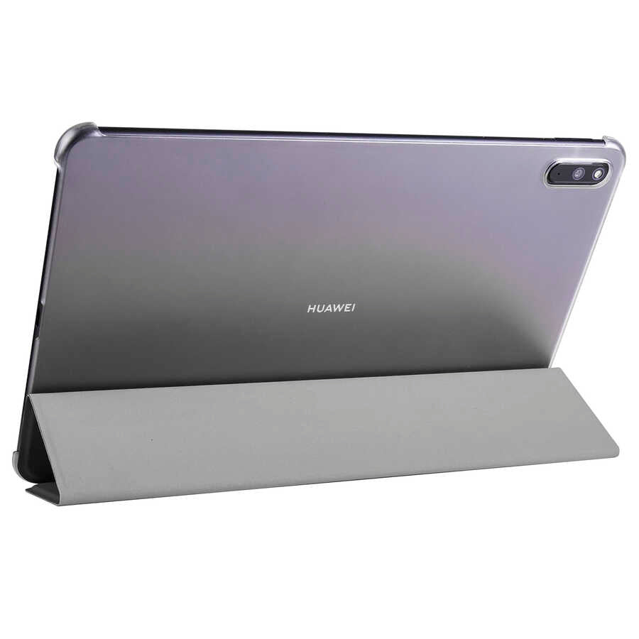 Huawei MatePad 11 (2021) Zore Smart Cover Standlı 1-1 Kılıf Gri