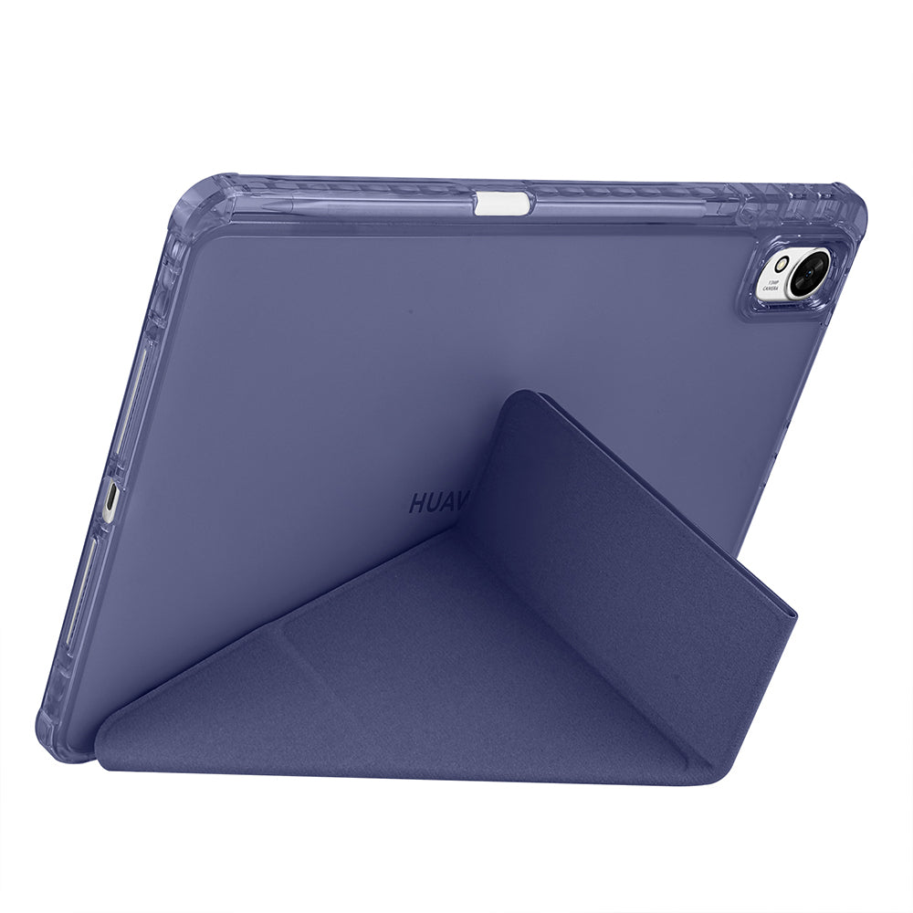 Huawei Matepad 11.5 2025 Kılıf Zore Tri Folding Kalem Bölmeli Standlı Kılıf