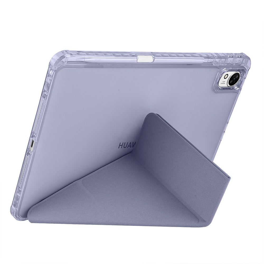 Huawei Matepad 11.5 2025 Kılıf Zore Tri Folding Kalem Bölmeli Standlı Kılıf