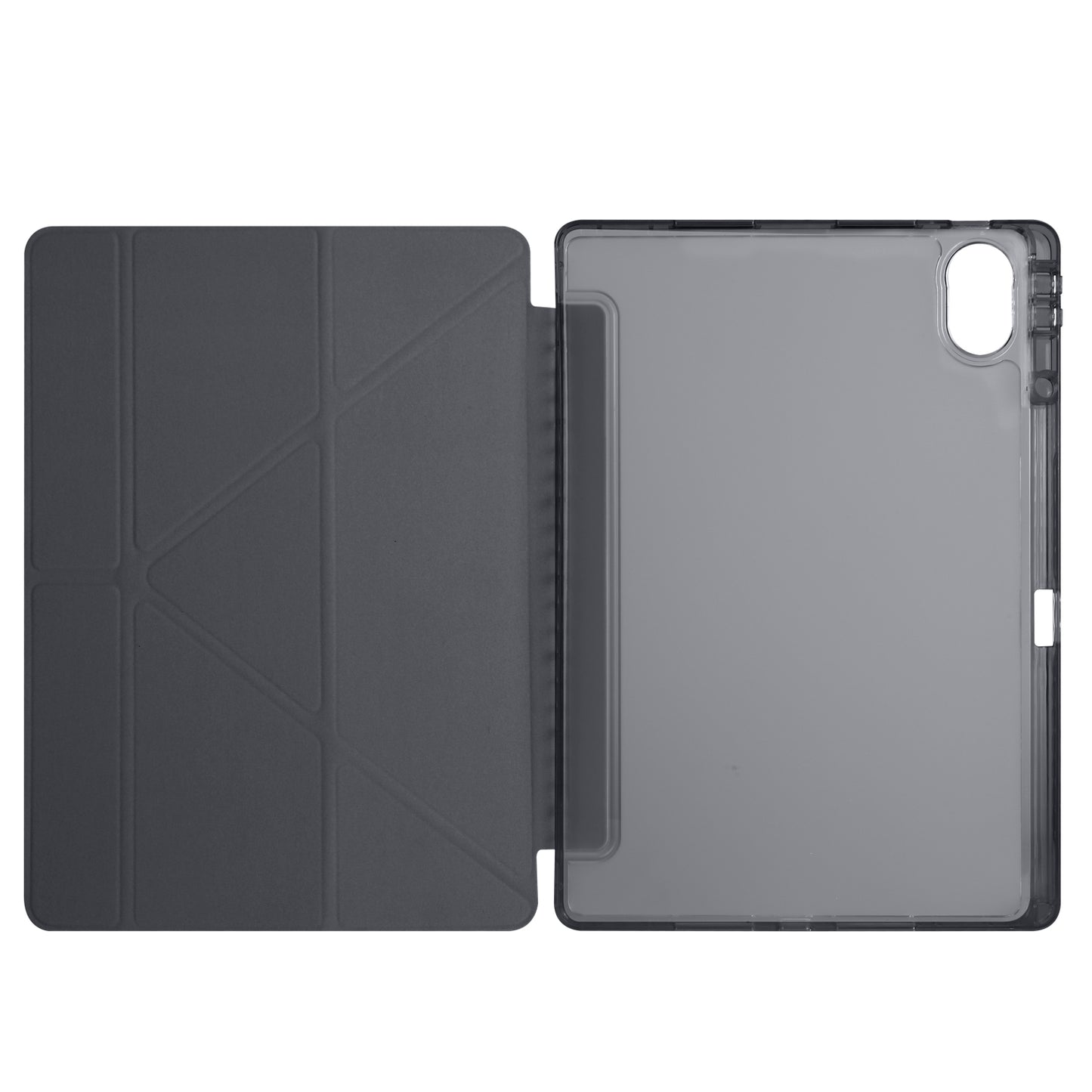 Huawei Matepad 12X Kılıf Zore Tri Folding Kalem Bölmeli Standlı Kılıf Mor