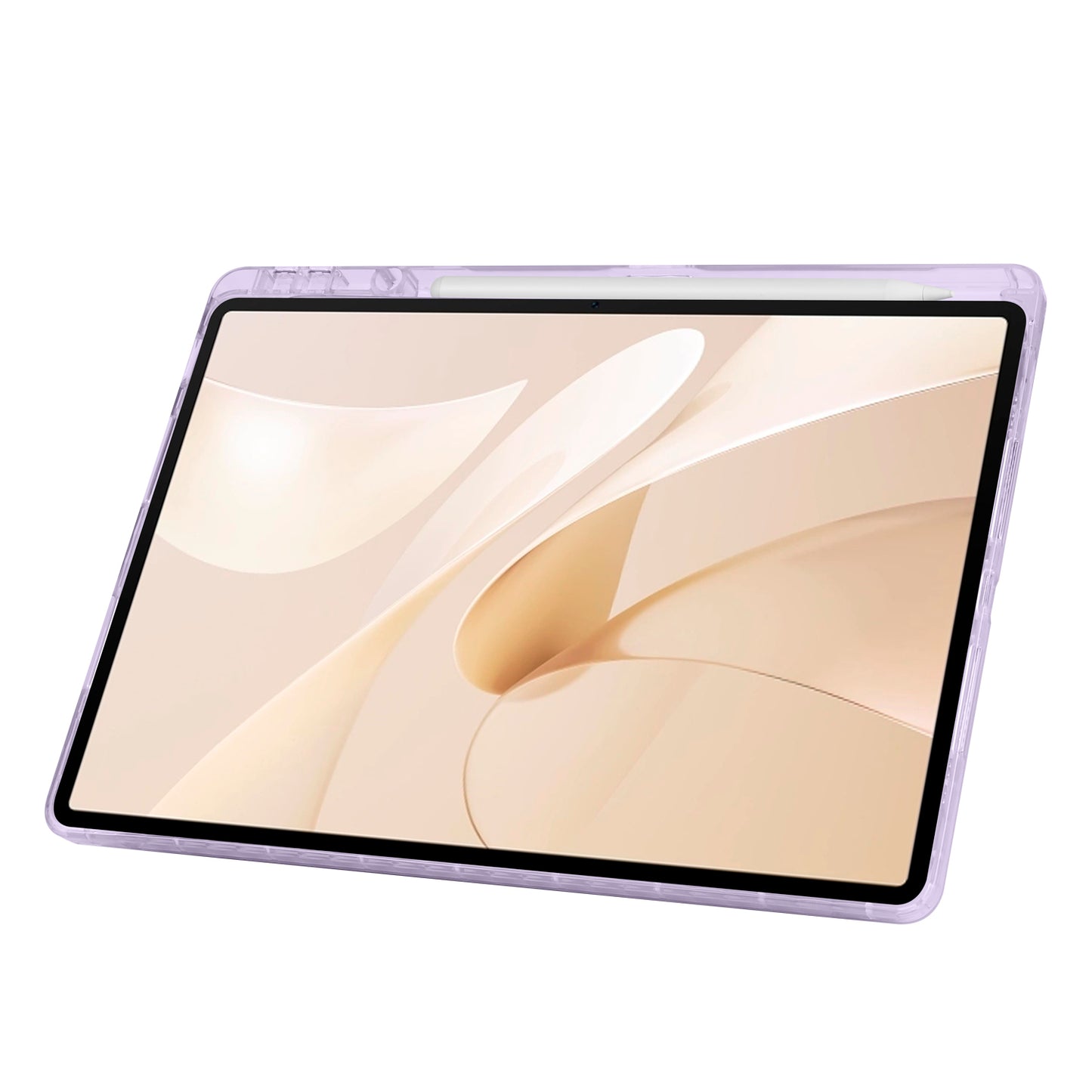 Huawei Matepad 12X Kılıf Zore Tri Folding Kalem Bölmeli Standlı Kılıf Mor