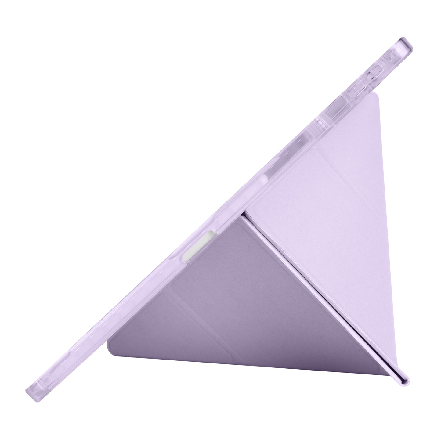 Huawei Matepad 12X Kılıf Zore Tri Folding Kalem Bölmeli Standlı Kılıf Mor