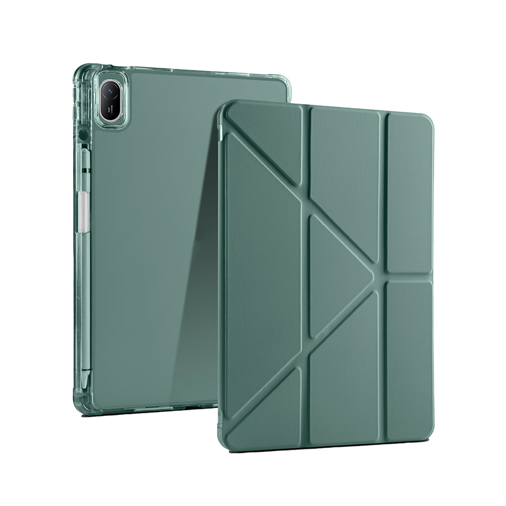 Huawei Matepad SE 11 Kılıf Zore Tri Folding Kalem Bölmeli Standlı Kılıf Mor