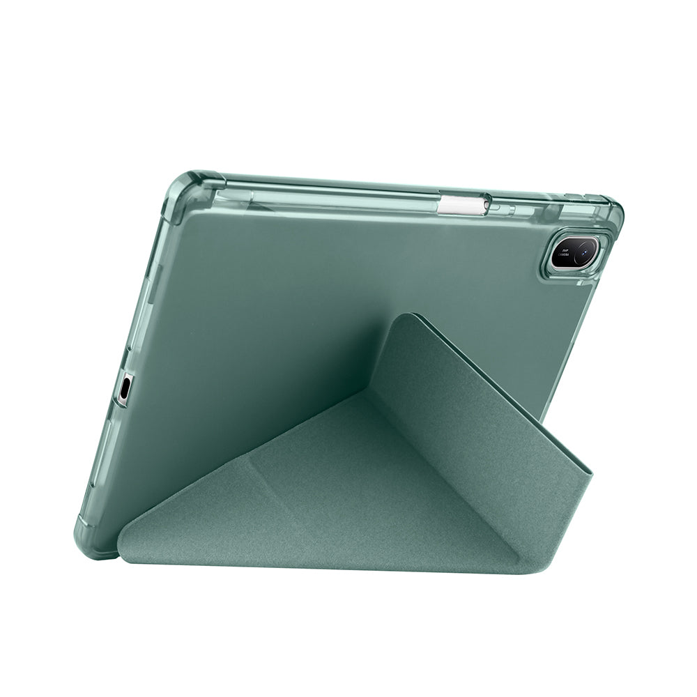 Huawei Matepad SE 11 Kılıf Zore Tri Folding Kalem Bölmeli Standlı Kılıf Mor