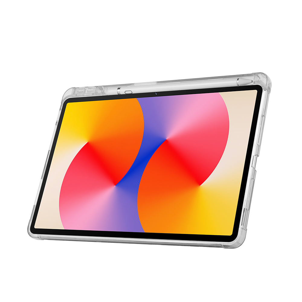 Huawei Matepad SE 11 Kılıf Zore Tri Folding Kalem Bölmeli Standlı Kılıf Mor