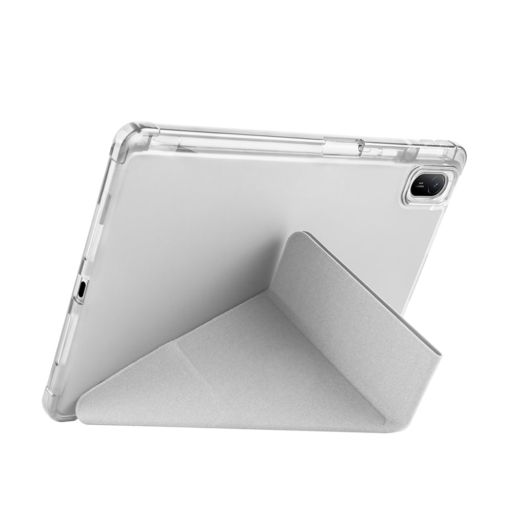 Huawei Matepad SE 11 Kılıf Zore Tri Folding Kalem Bölmeli Standlı Kılıf Mor