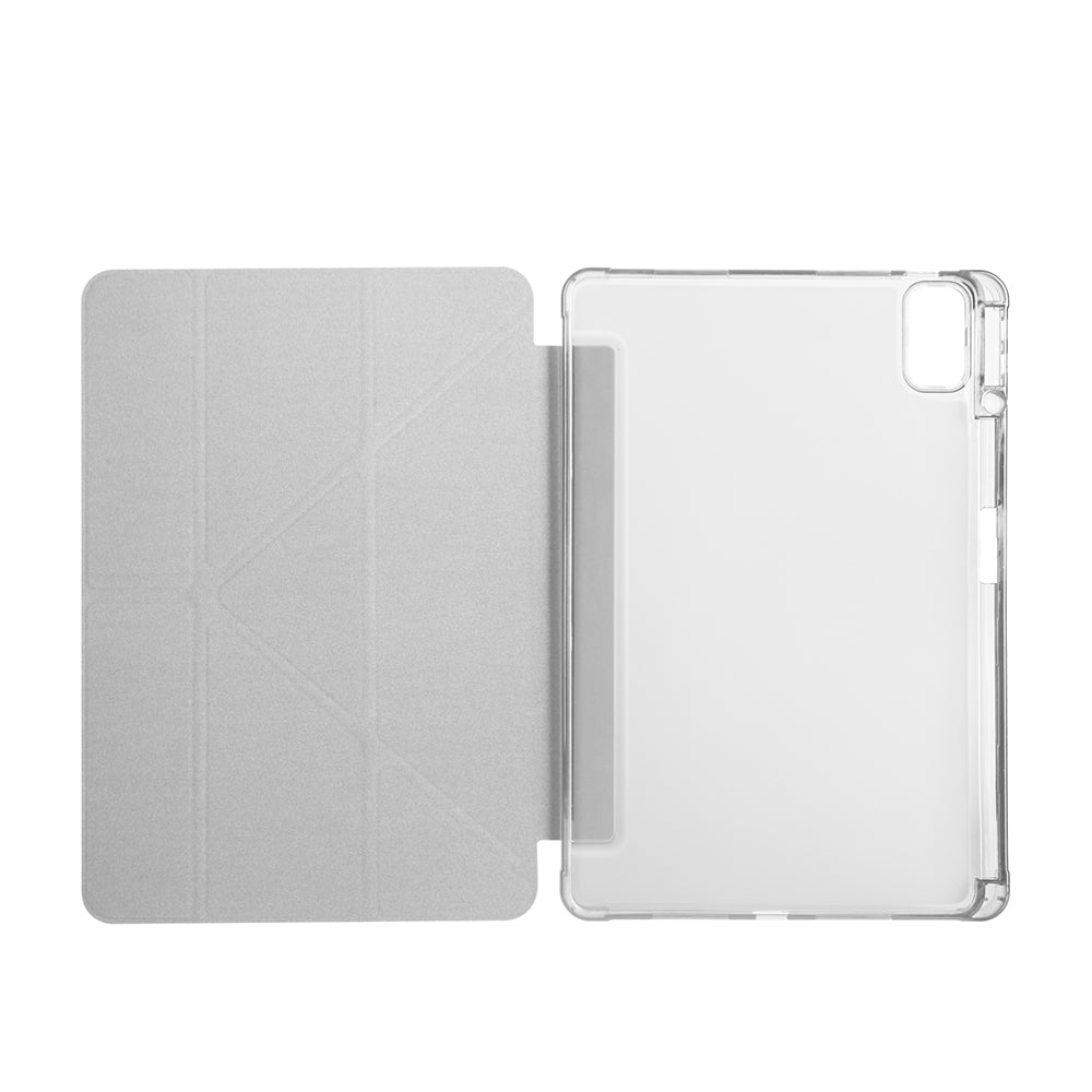 Huawei Matepad SE 11 Kılıf Zore Tri Folding Kalem Bölmeli Standlı Kılıf Mor