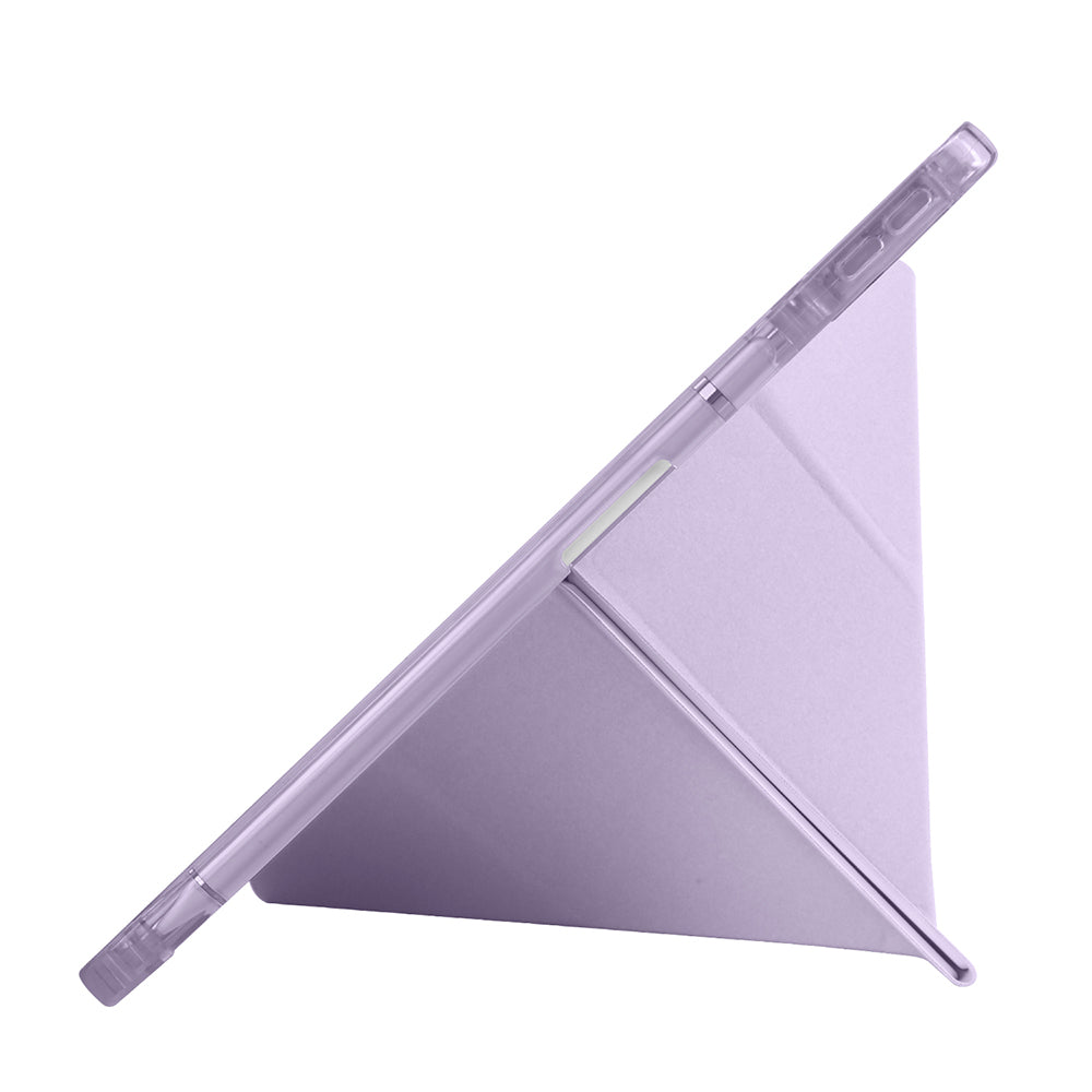 Huawei Matepad SE 11 Kılıf Zore Tri Folding Kalem Bölmeli Standlı Kılıf Mor