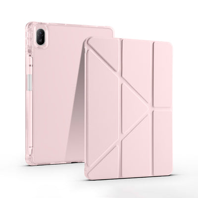 Huawei Matepad SE 11 Kılıf Zore Tri Folding Kalem Bölmeli Standlı Kılıf Lacivert