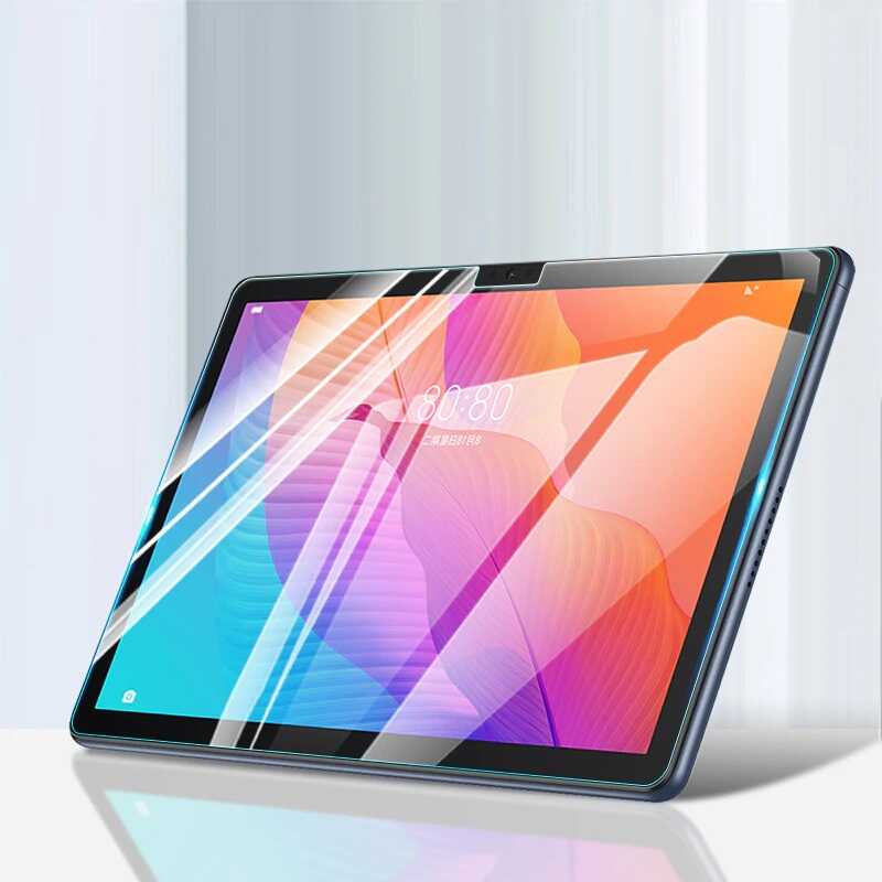 Huawei MatePad T10 Zore Tablet Temperli Cam Ekran Koruyucu Renksiz