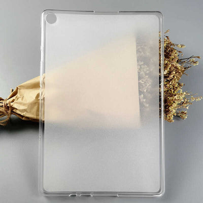 Huawei MatePad T10S Kılıf Zore Tablet Süper Silikon Kapak Renksiz