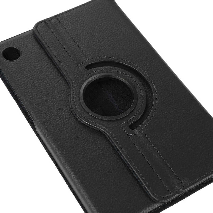 Huawei MatePad T10S Zore Dönebilen Standlı Kılıf Siyah