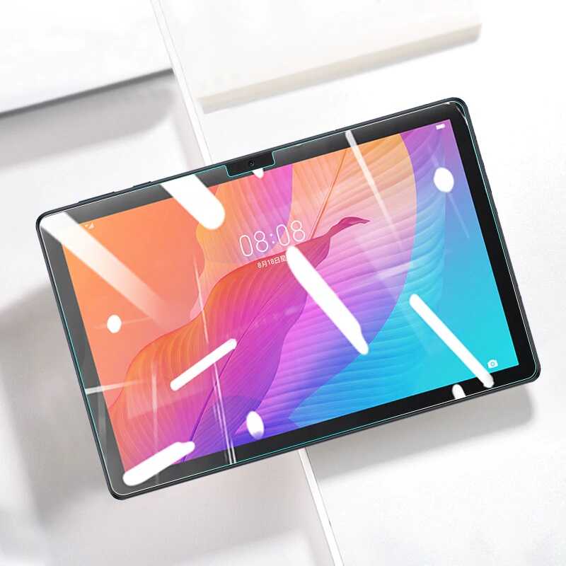 Huawei MatePad T10S Zore Tablet Temperli Cam Ekran Koruyucu Renksiz