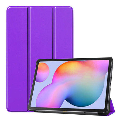 Huawei MatePad T8 Zore Smart Cover Standlı 1-1 Kılıf Mor