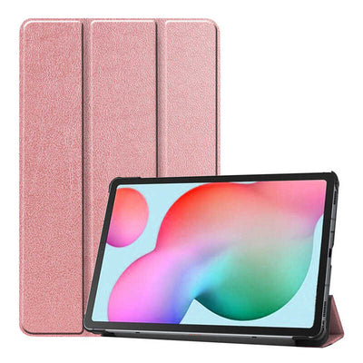 Huawei MatePad T8 Zore Smart Cover Standlı 1-1 Kılıf Rose Gold