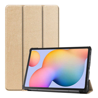 Huawei MatePad T8 Zore Smart Cover Standlı 1-1 Kılıf Gold