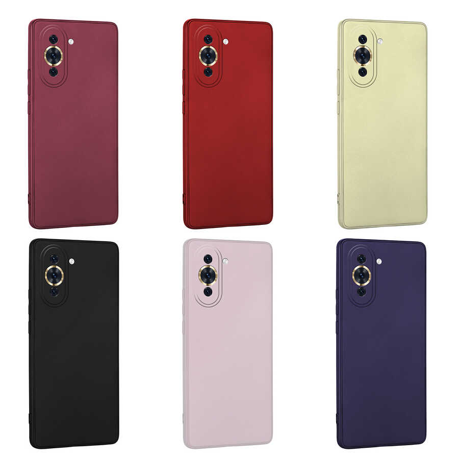 Huawei Nova 10 Pro Kılıf Zore Premier Silikon Kapak Gold