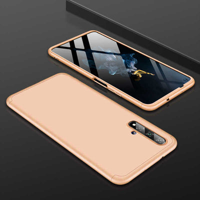 Huawei Nova 5T Kılıf Zore Ays Kapak Gold