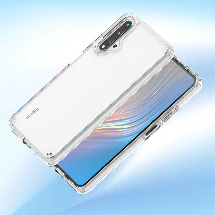 Huawei Nova 5T Kılıf Zore Coss Kapak Renksiz