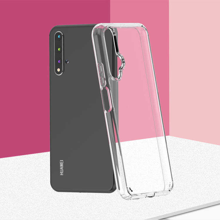 Huawei Nova 5T Kılıf Zore Coss Kapak Renksiz