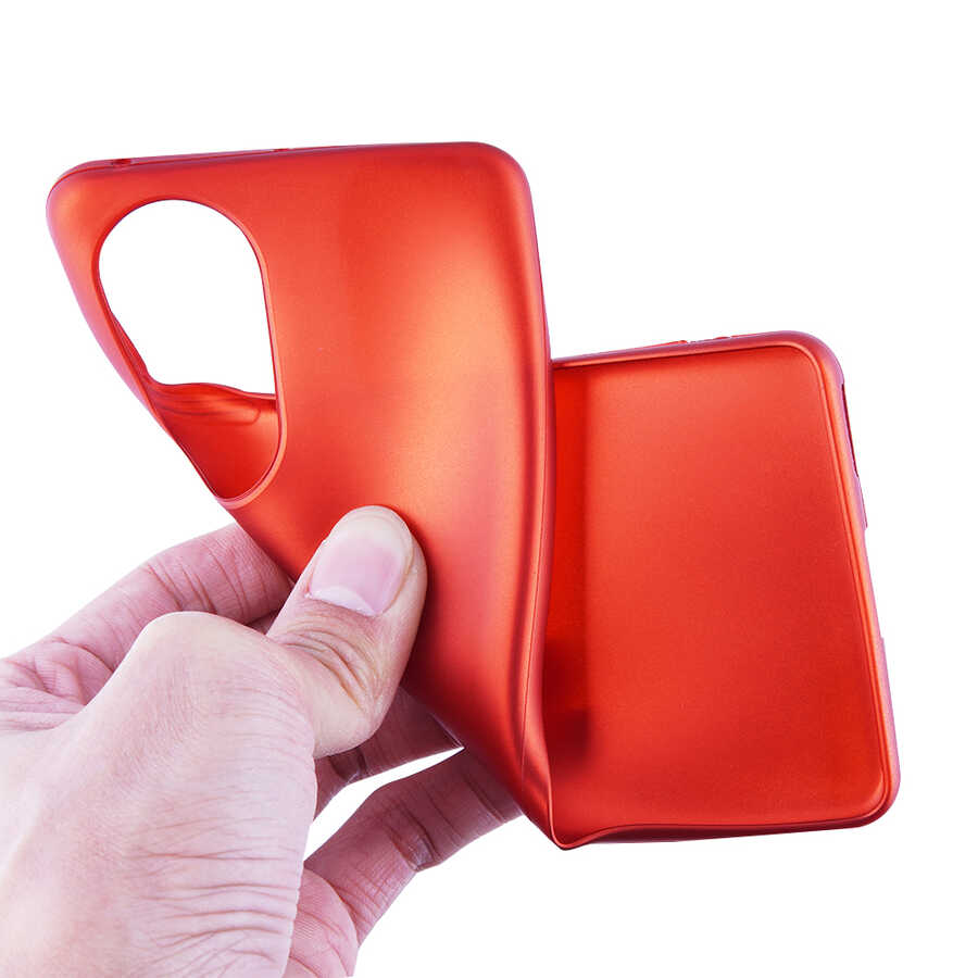 Huawei Nova 9 Kılıf Zore Premier Silikon Kapak Gold