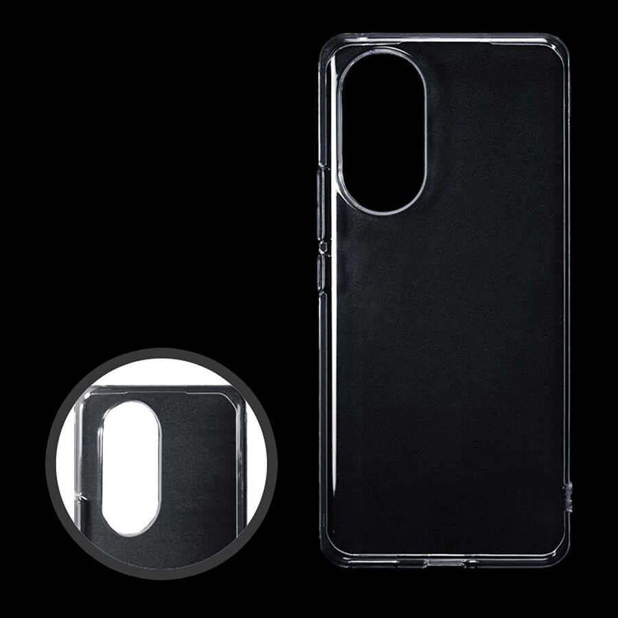 Huawei Nova 9 Kılıf Zore Süper Silikon Kapak Renksiz