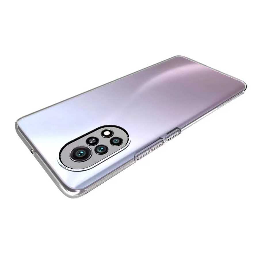 Huawei Nova 9 Kılıf Zore Süper Silikon Kapak Renksiz