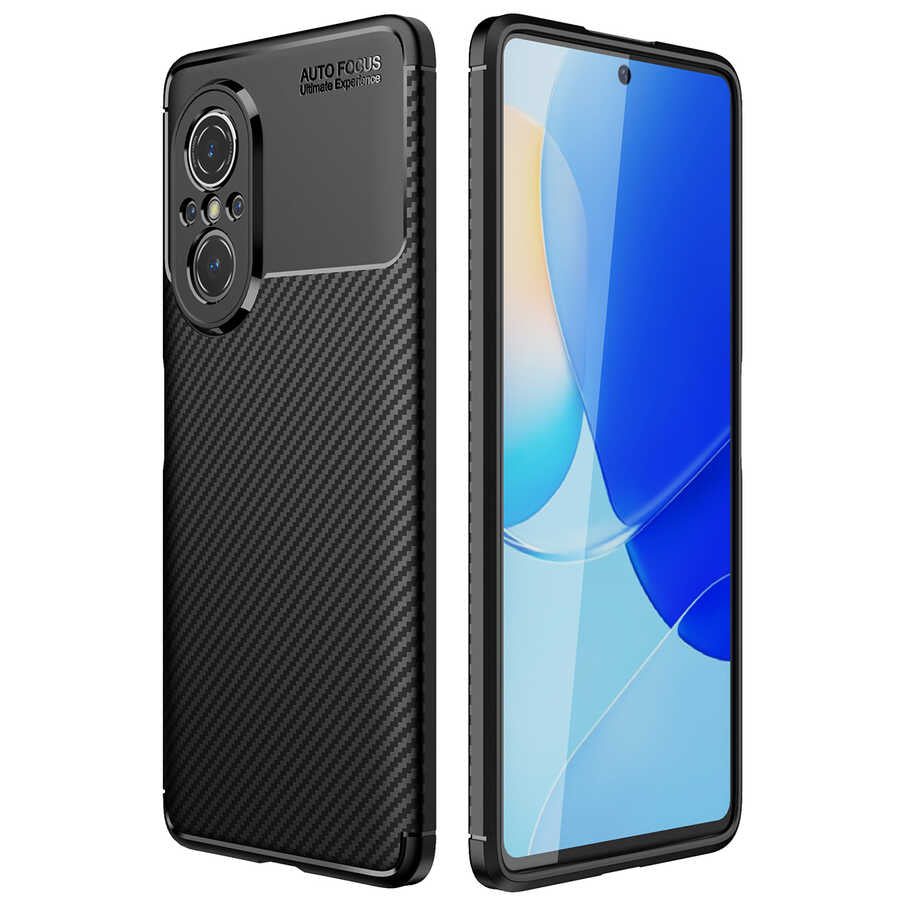 Huawei Nova 9 SE Kılıf Zore Negro Silikon Kapak Siyah