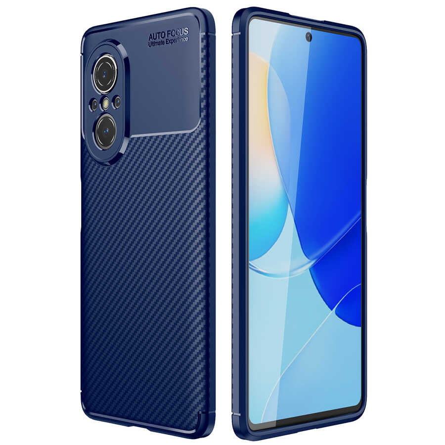 Huawei Nova 9 SE Kılıf Zore Negro Silikon Kapak Lacivert