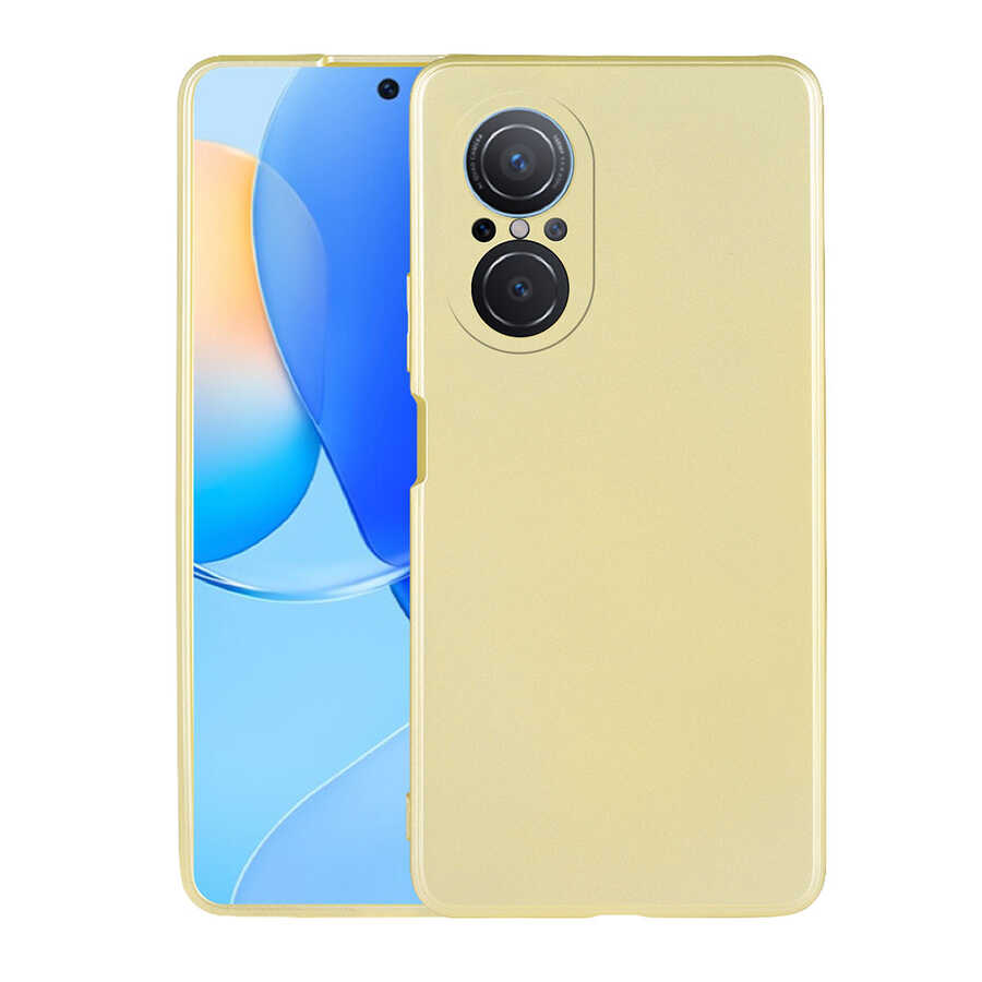 Huawei Nova 9 SE Kılıf Zore Premier Silikon Kapak Gold