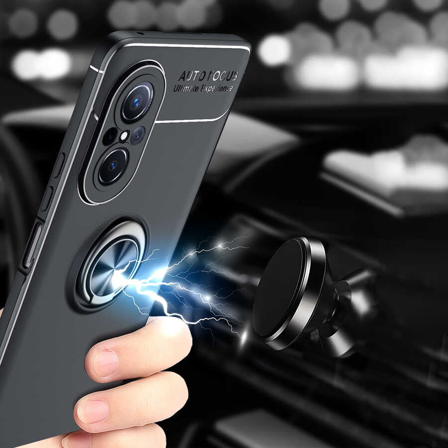 Huawei Nova 9 SE Kılıf Zore Ravel Silikon Kapak Mavi