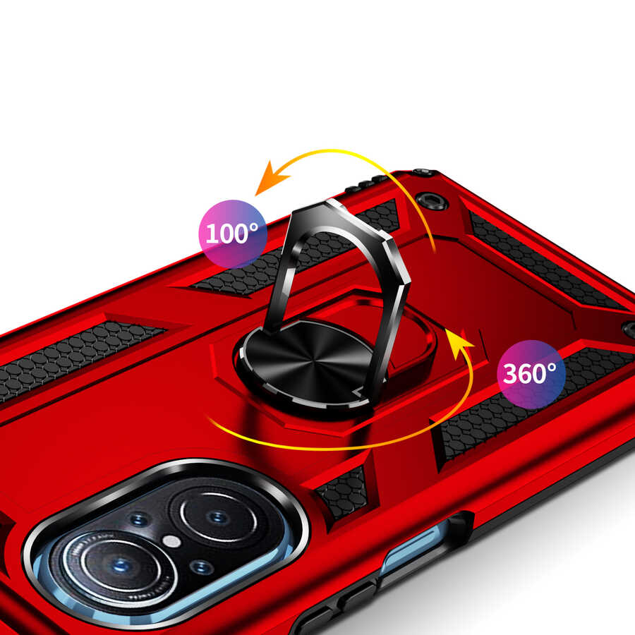 Huawei Nova 9 SE Kılıf Zore Vega Kapak Gri