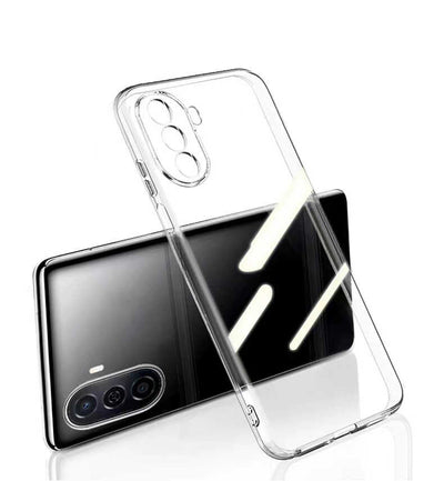 Huawei Nova Y70 Kılıf Zore Süper Silikon Kapak Renksiz