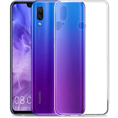 Huawei P Smart 2019 Kılıf Zore Süper Silikon Kapak Renksiz
