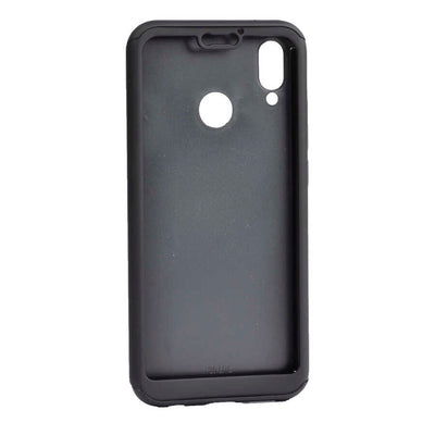 Huawei P Smart 2019 Kılıf Zore 360 3 Parçalı Rubber Kapak Siyah