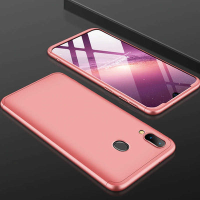 Huawei P Smart 2019 Kılıf Zore Ays Kapak Rose Gold