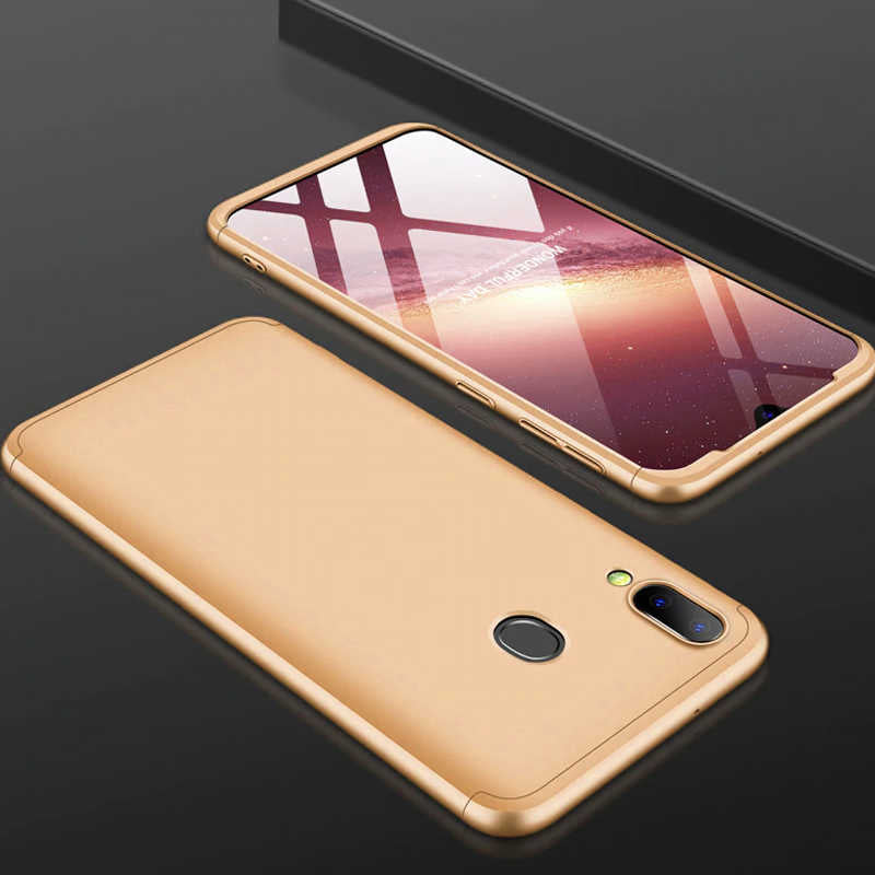 Huawei P Smart 2019 Kılıf Zore Ays Kapak Gold