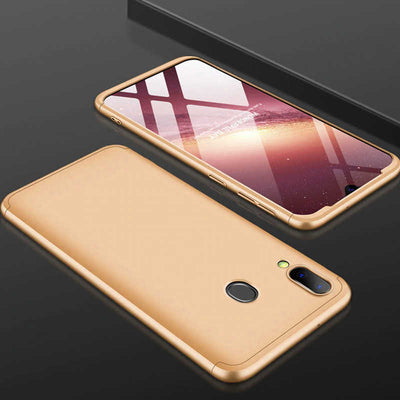 Huawei P Smart 2019 Kılıf Zore Ays Kapak Gold