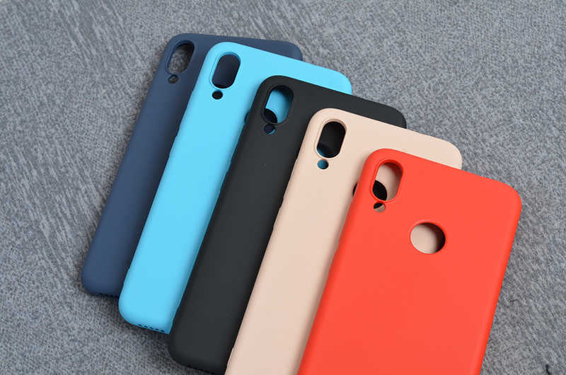 Huawei P Smart 2019 Kılıf Zore İnci Silikon Pembe Koyu