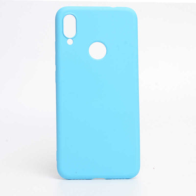 Huawei P Smart 2019 Kılıf Zore İnci Silikon Mavi Açık