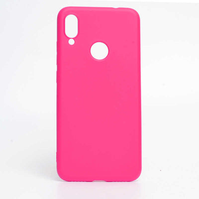 Huawei P Smart 2019 Kılıf Zore İnci Silikon Pembe Koyu