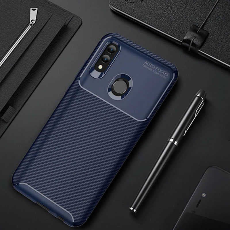 Huawei P Smart 2019 Kılıf Zore Negro Silikon Kapak Lacivert