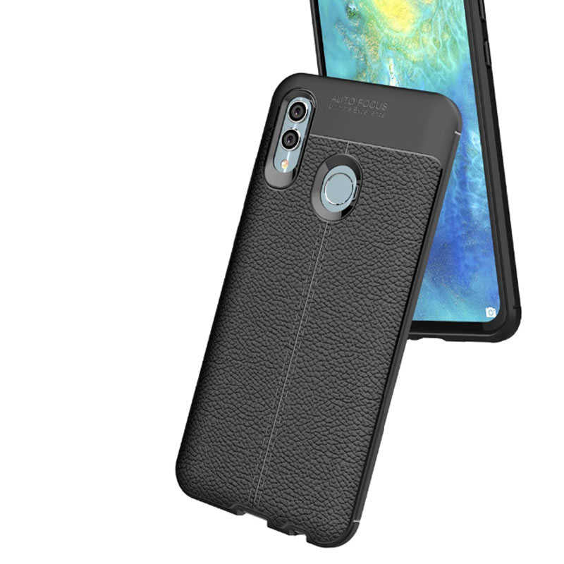 Huawei P Smart 2019 Kılıf Zore Niss Silikon Kapak Siyah